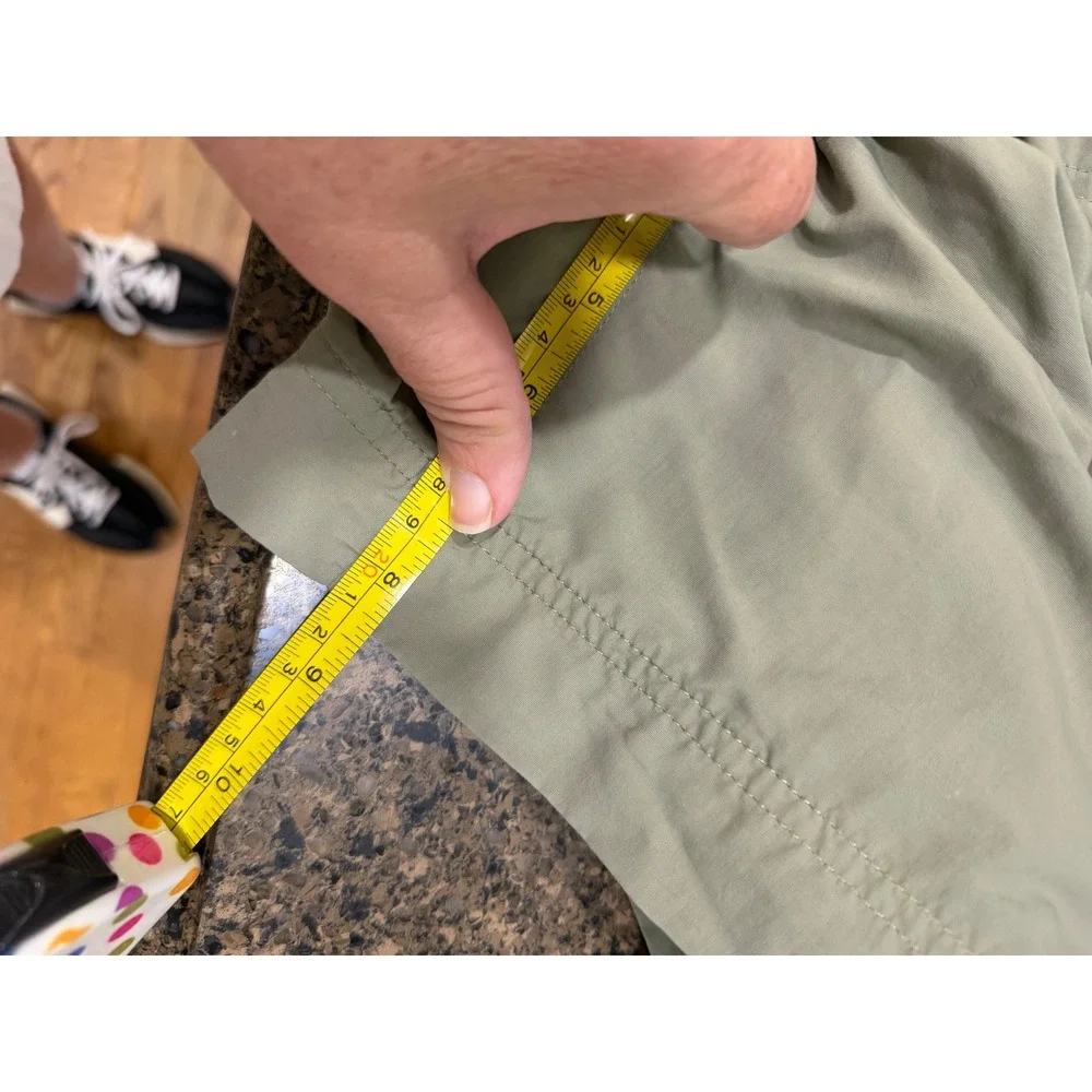 Magellan Outdoors Fish Gear Mens 3XL Sage Green Cargo Fishing Shorts MagRepel 7